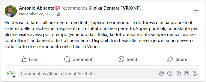 review 5 Albania Dental & Aesthetics - Turismo Dentale in Albania - Albania Dental Tourism
