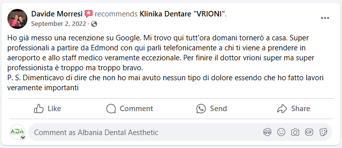 review 7 Albania Dental & Aesthetics - Turismo Dentale in Albania - Albania Dental Tourism